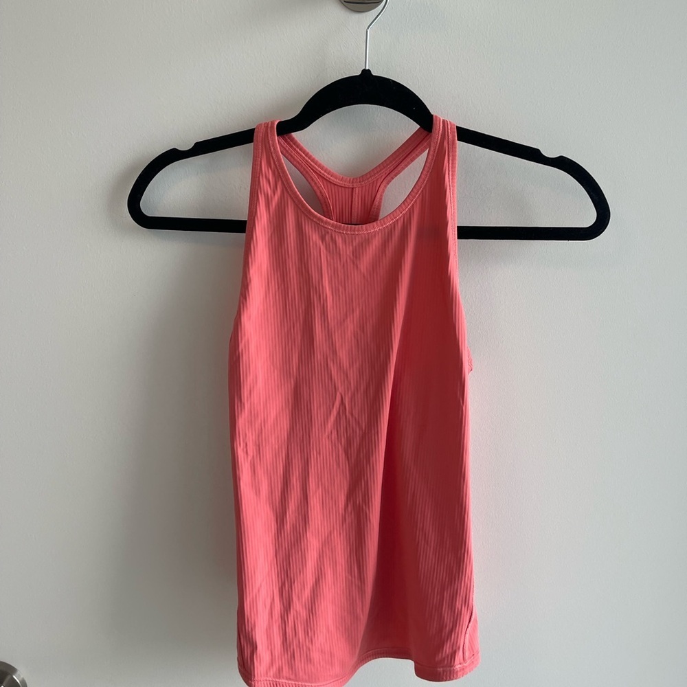 Lululemon Coral Racerback Tank Top
